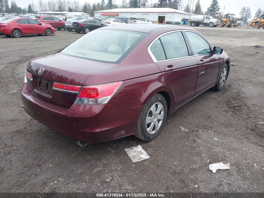 2012 HONDA ACCORD VIN: 1HGCP2F38CA241813