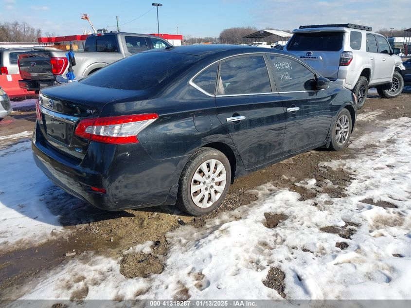 VIN 3N1AB7AP0DL726570 2013 Nissan Sentra, SV no.4