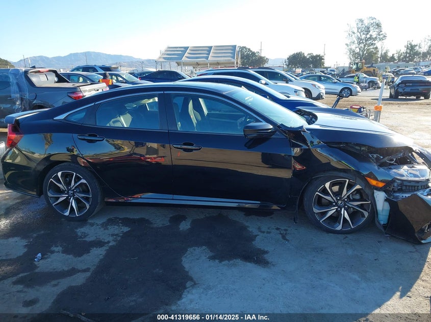 2018 HONDA CIVIC VIN: 2HGFC1E54JH702087