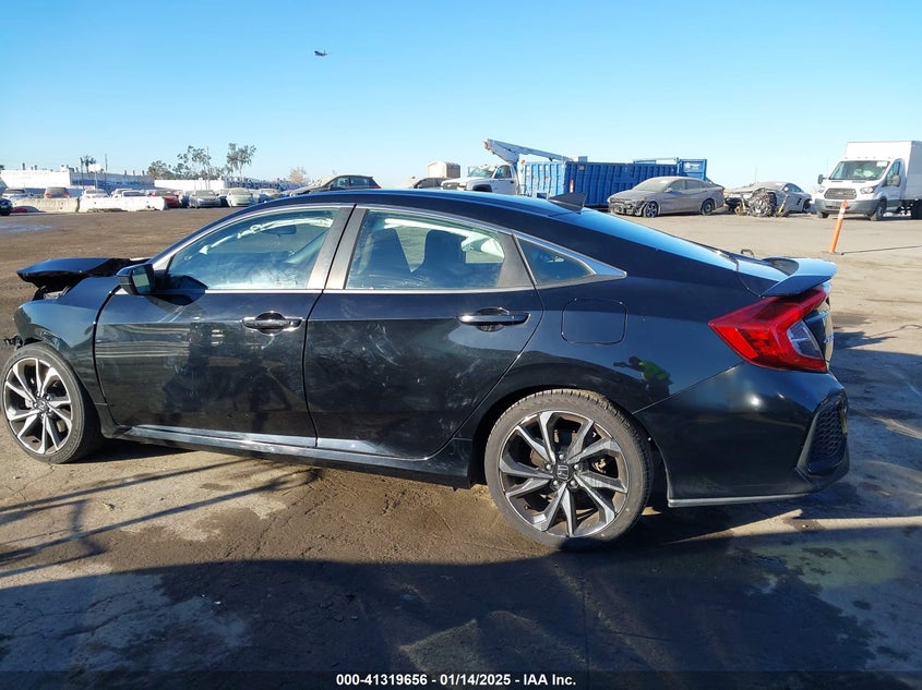 2018 HONDA CIVIC VIN: 2HGFC1E54JH702087