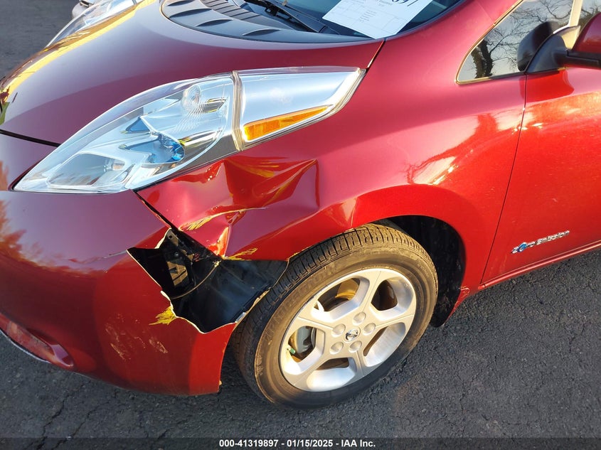 2013 NISSAN LEAF VIN: 1N4AZ0CP8DC402409