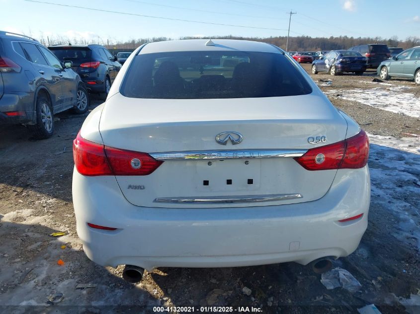 2015 Infiniti Q50 Premium VIN: JN1BV7AR6FM412850 Lot: 41320021