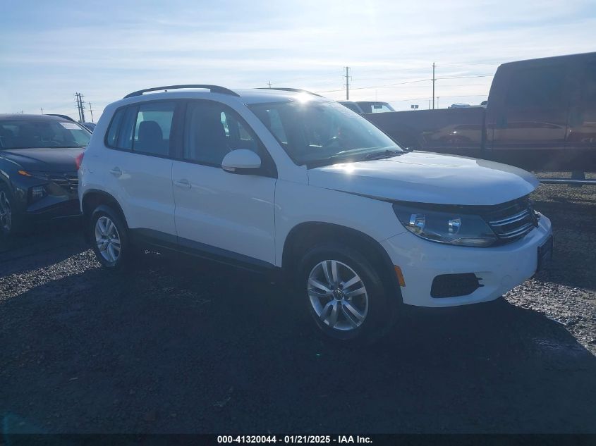 2017 VOLKSWAGEN TIGUAN 2.0T/2.0T S - WVGBV7AX2HK026612