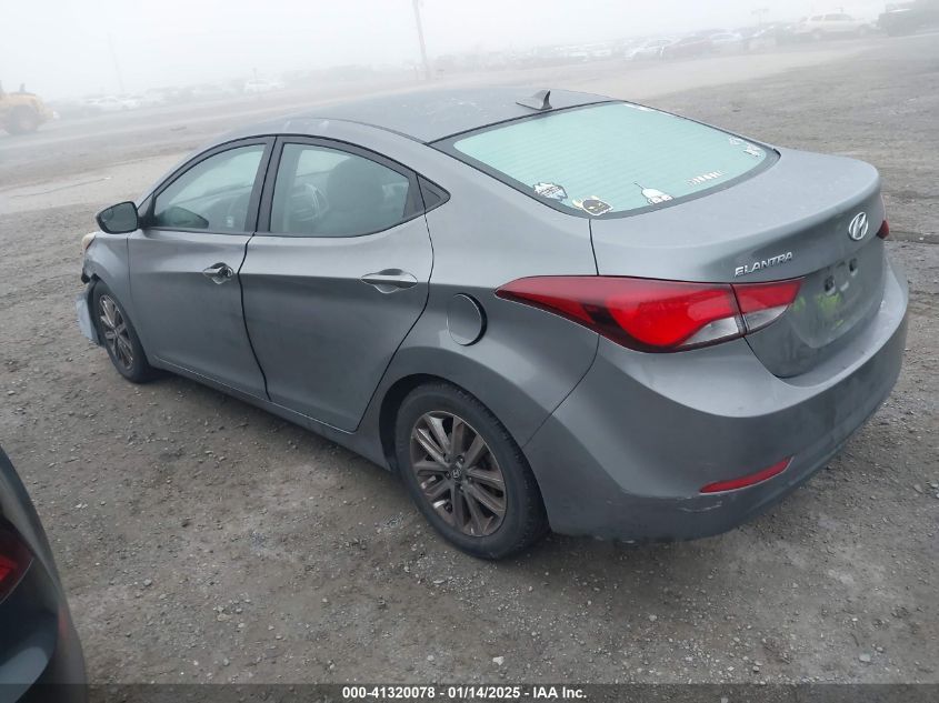 VIN 5NPDH4AE7EH491463 2014 Hyundai Elantra, SE no.3