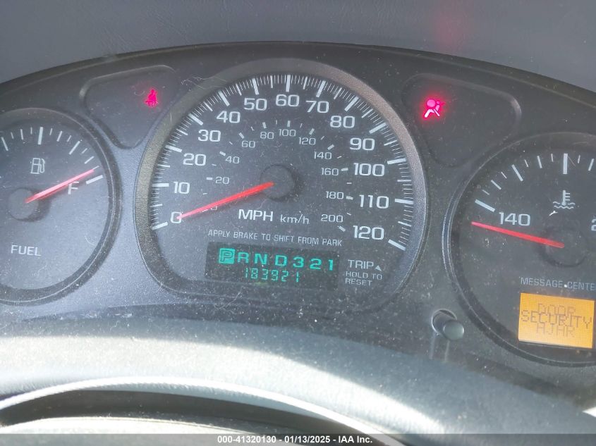 2001 Chevrolet Impala VIN: 2G1WF55E119202159 Lot: 41320130