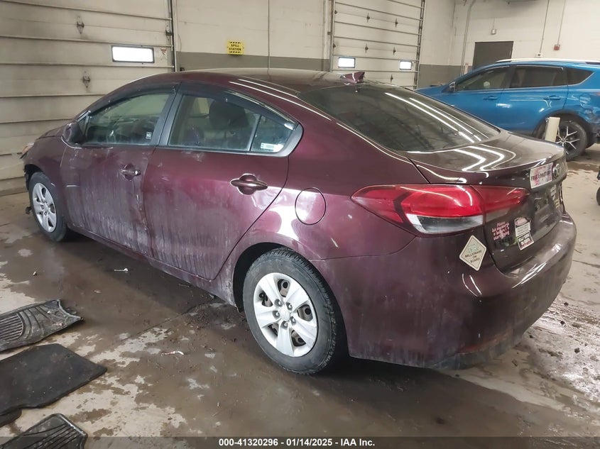 2018 KIA FORTE VIN: 3KPFL4A79JE251337