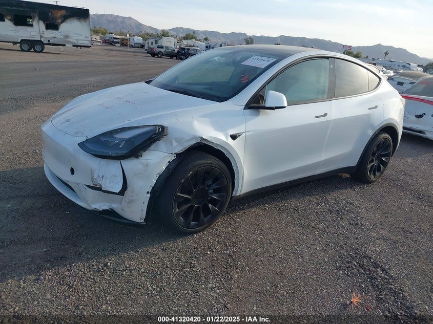 Vin: 7saygdeexpf691580, lot: 41810838, tesla model y awd/long range dual motor all-wheel drive 20232
