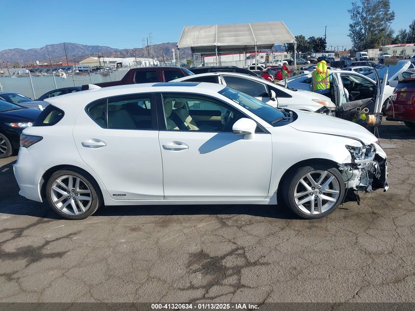 2014 LEXUS CT 200H VIN: JTHKD5BH4E2176816