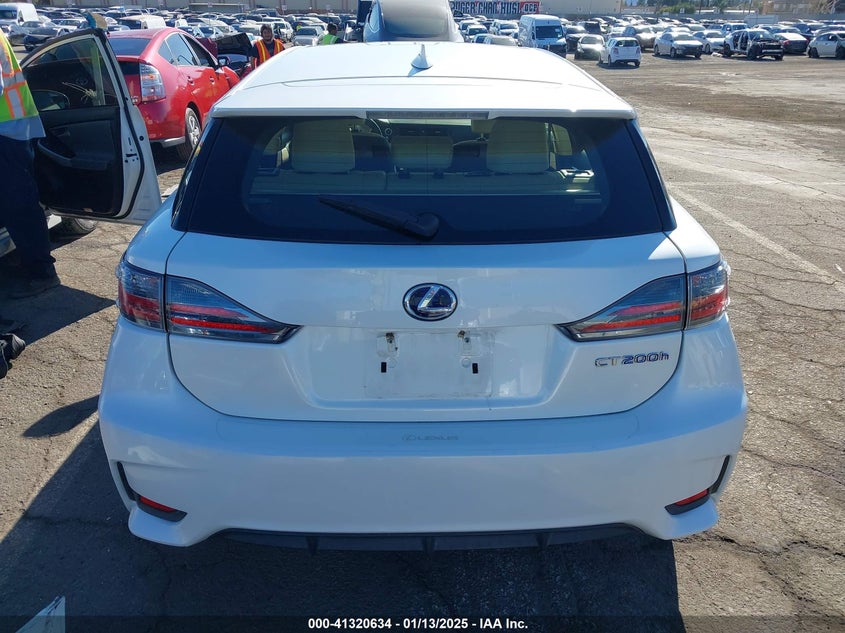 2014 LEXUS CT 200H VIN: JTHKD5BH4E2176816