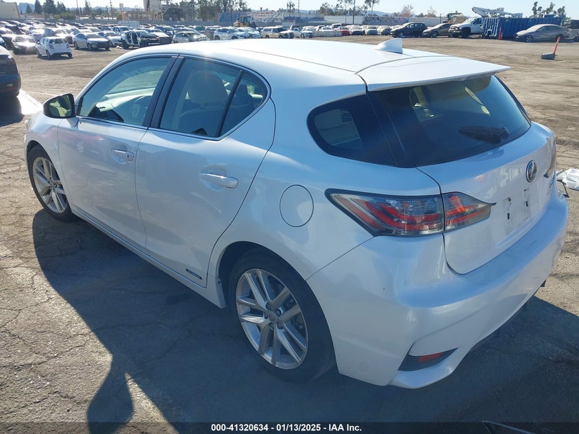 2014 LEXUS CT 200H VIN: JTHKD5BH4E2176816