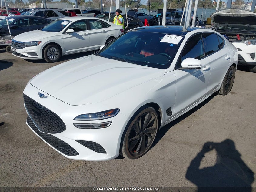 2023 GENESIS G70 VIN: KMTG34TAXPU112861