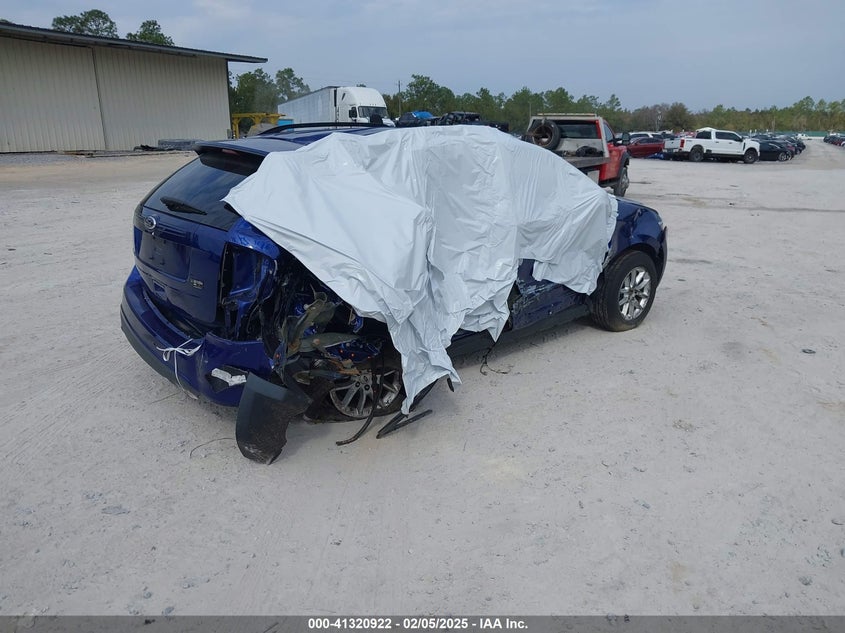 Vin: 2fmdk3gc3dbb42971, lot: 41811340, ford edge se 20134
