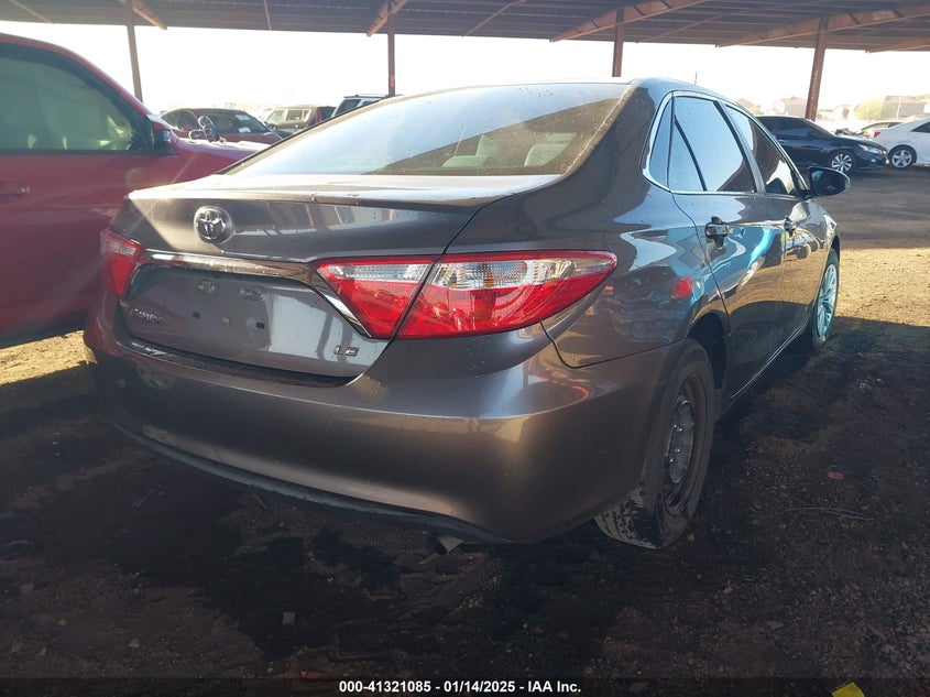 2016 TOYOTA CAMRY VIN: 4T4BF1FK0GR569960
