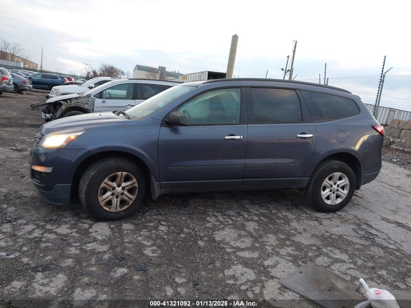 2014 CHEVROLET TRAVERSE LS - 1GNKRFED2EJ242813