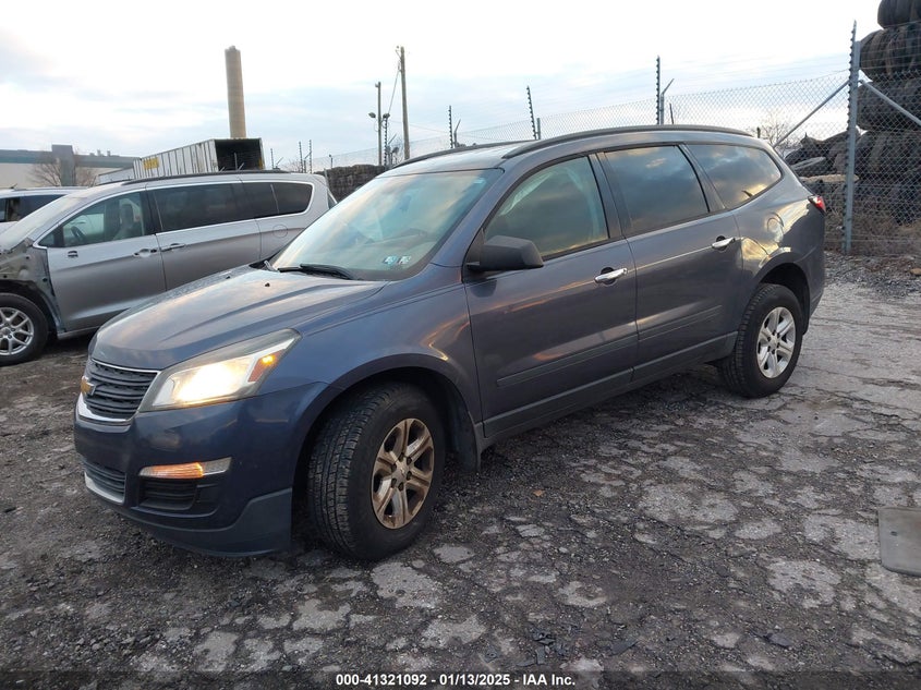 2014 CHEVROLET TRAVERSE LS - 1GNKRFED2EJ242813