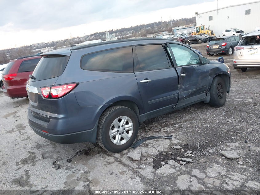 2014 CHEVROLET TRAVERSE LS - 1GNKRFED2EJ242813