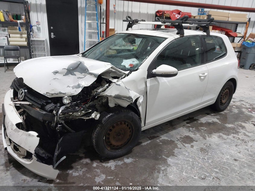 2012 VOLKSWAGEN GOLF VIN: WVWAB7AJ9CW247825