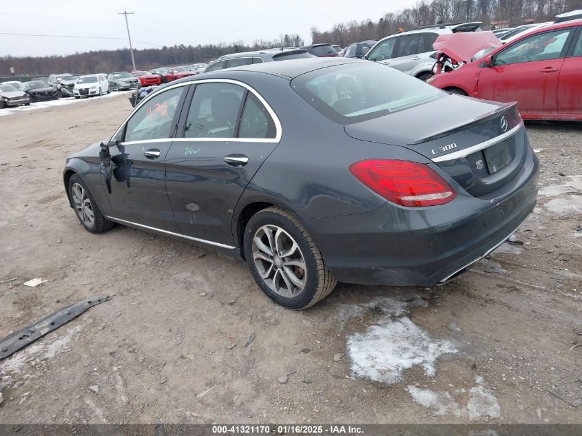 VIN WDDWF4KB4GR164393 2016 Mercedes-Benz C 300, 4Ma... no.3