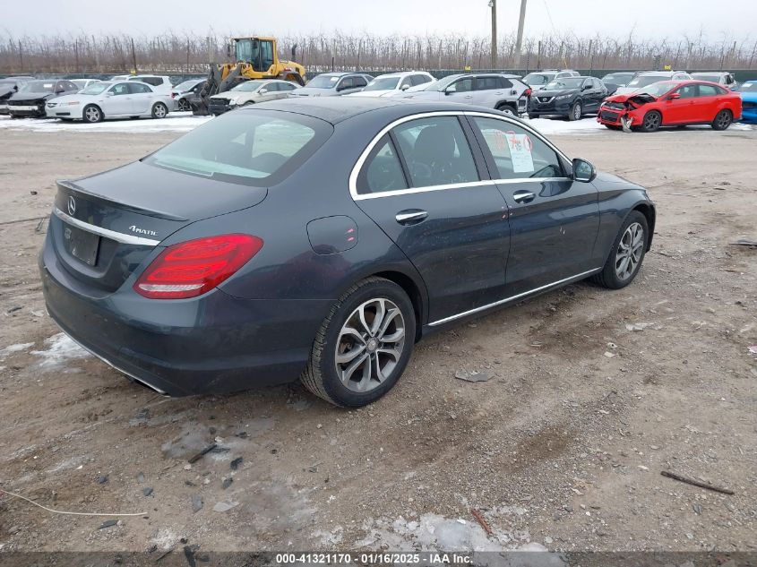 VIN WDDWF4KB4GR164393 2016 Mercedes-Benz C 300, 4Ma... no.4