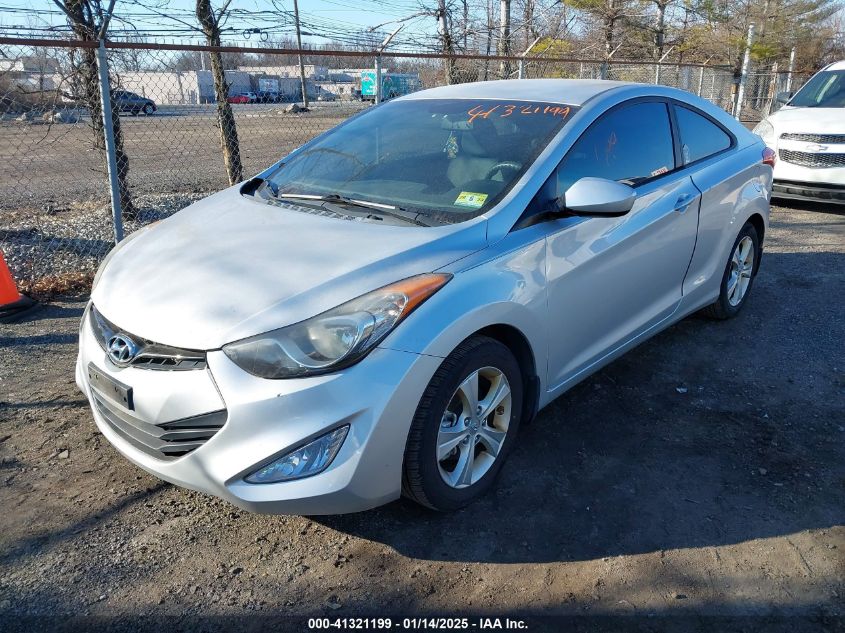 VIN KMHDH6AE6DU016589 2013 Hyundai Elantra, GS no.2