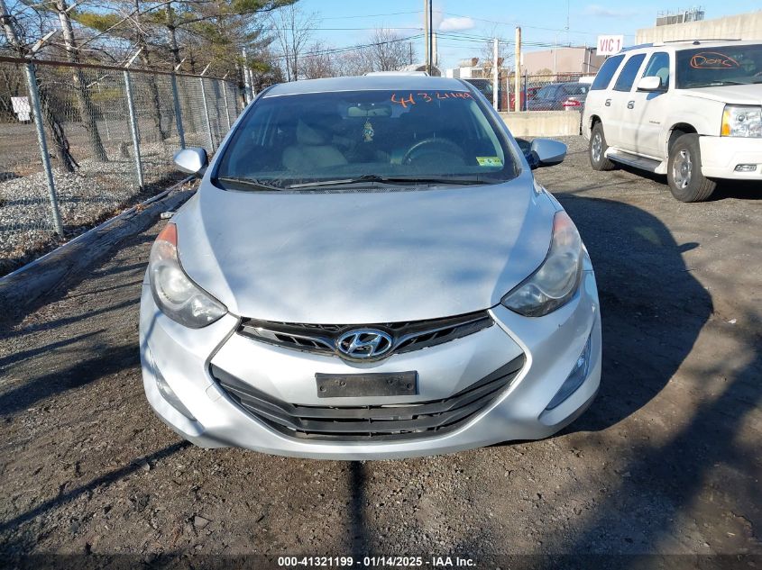 VIN KMHDH6AE6DU016589 2013 Hyundai Elantra, GS no.6