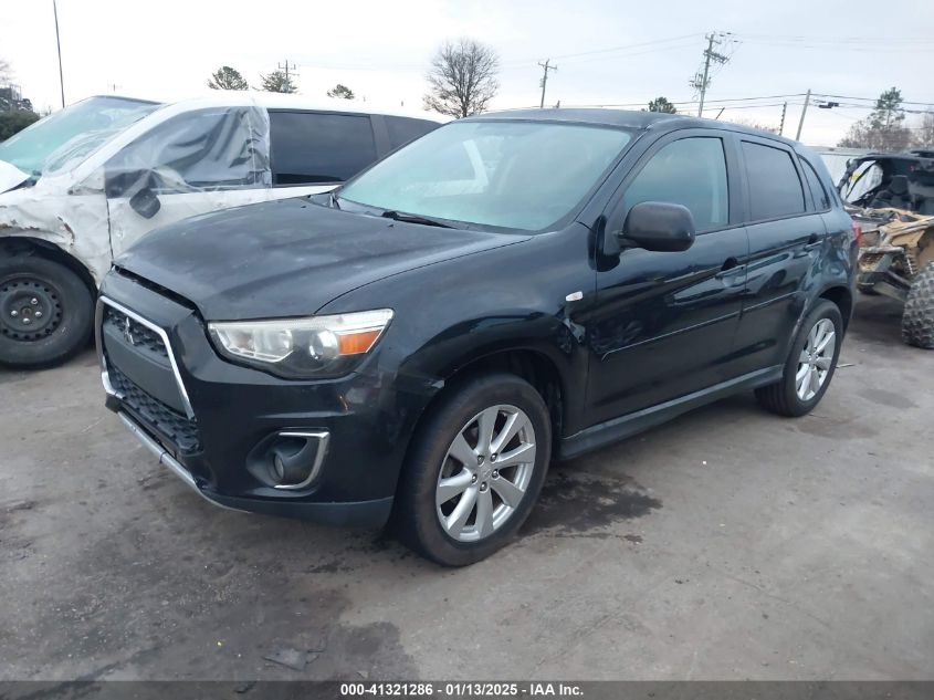 VIN 4A4AR3AW5FE037516 2015 MITSUBISHI OUTLANDER SPORT no.2