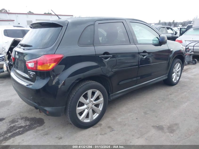 VIN 4A4AR3AW5FE037516 2015 MITSUBISHI OUTLANDER SPORT no.4