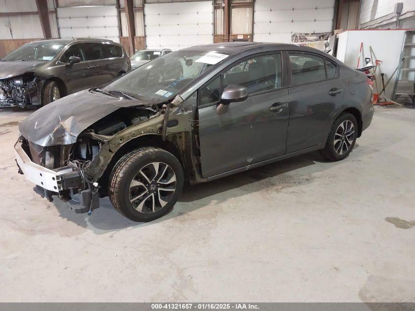 VIN 2HGFB2F56DH103834 2013 Honda Civic, LX no.2