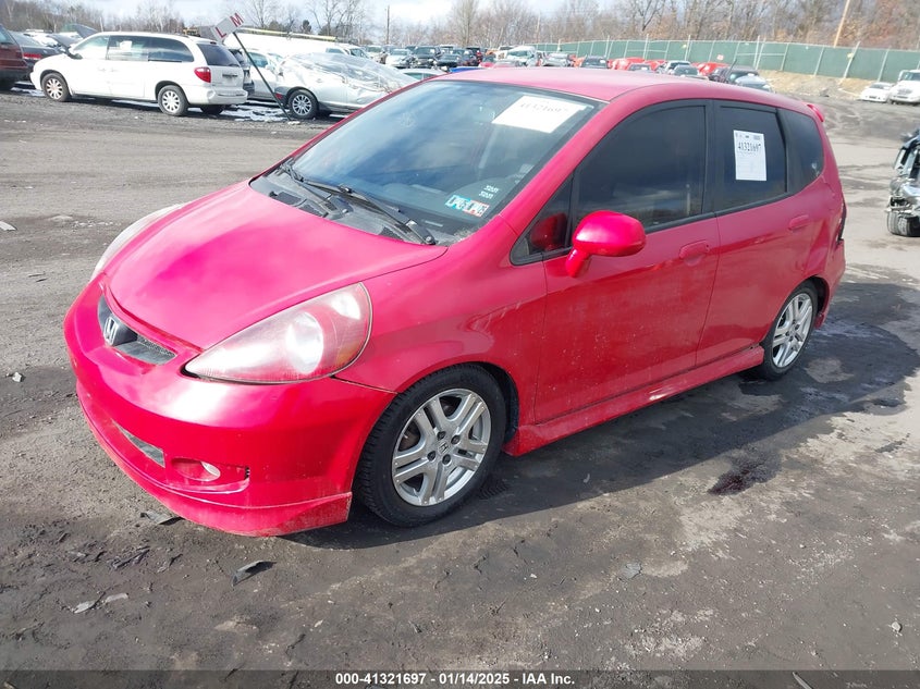 2008 HONDA FIT VIN: JHMGD376X8S051048