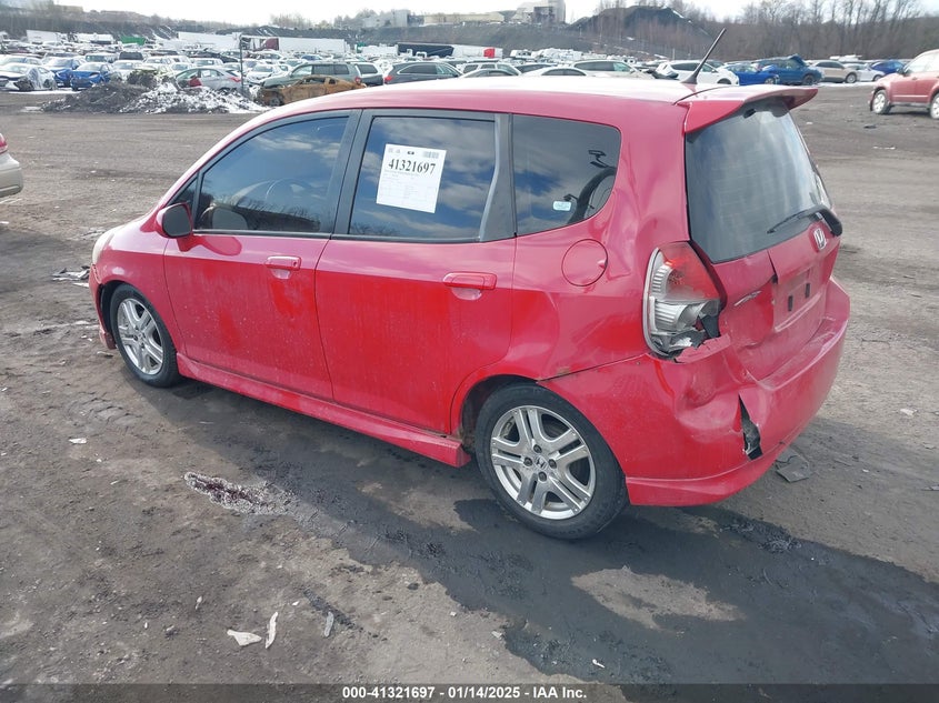 2008 HONDA FIT VIN: JHMGD376X8S051048