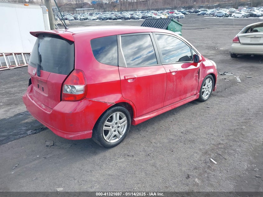 2008 HONDA FIT VIN: JHMGD376X8S051048