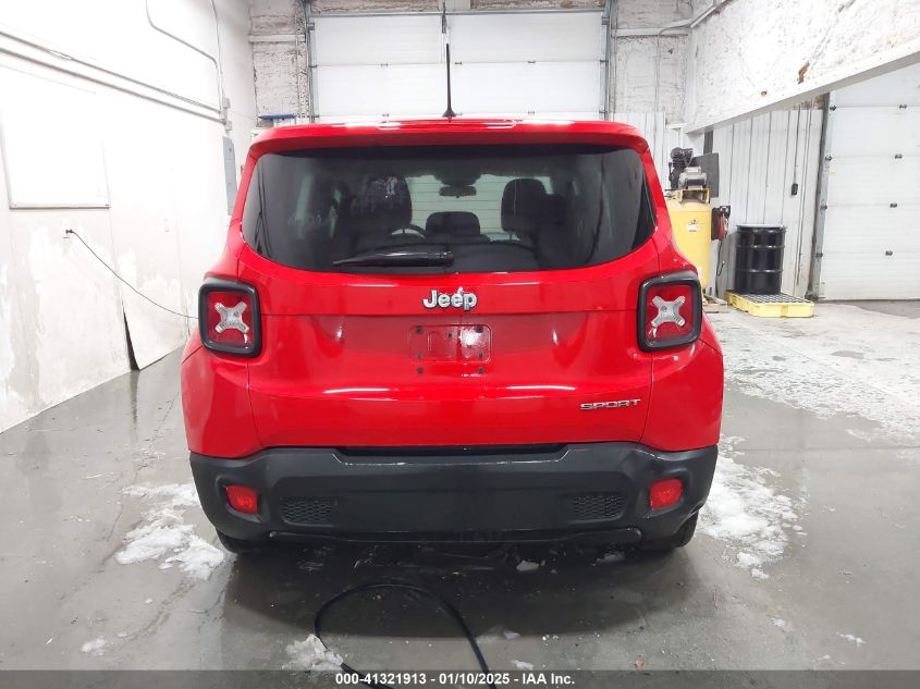 VIN ZACCJAAH2HPE99359 2017 Jeep Renegade, Sport Fwd no.16