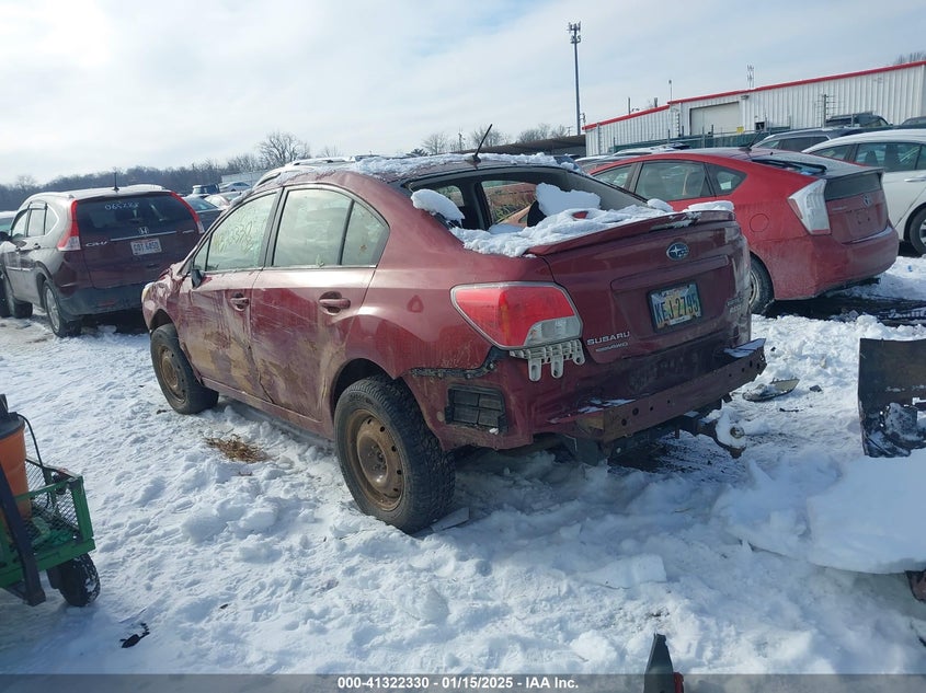 2013 SUBARU IMPREZA VIN: JF1GJAA61DH020744