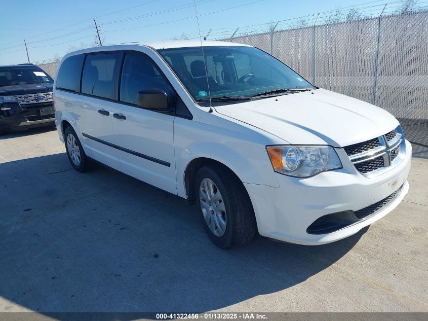 VIN 2C4RDGBG8GR109482 2016 Dodge Grand Caravan, Ame... no.1