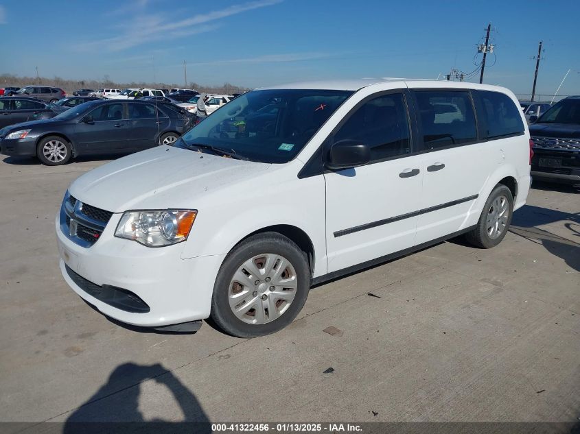 VIN 2C4RDGBG8GR109482 2016 Dodge Grand Caravan, Ame... no.2