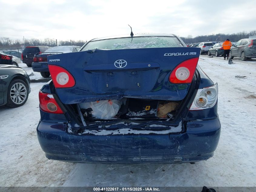 2006 Toyota Corolla Le VIN: 2T1BR30E76C580499 Lot: 41322617