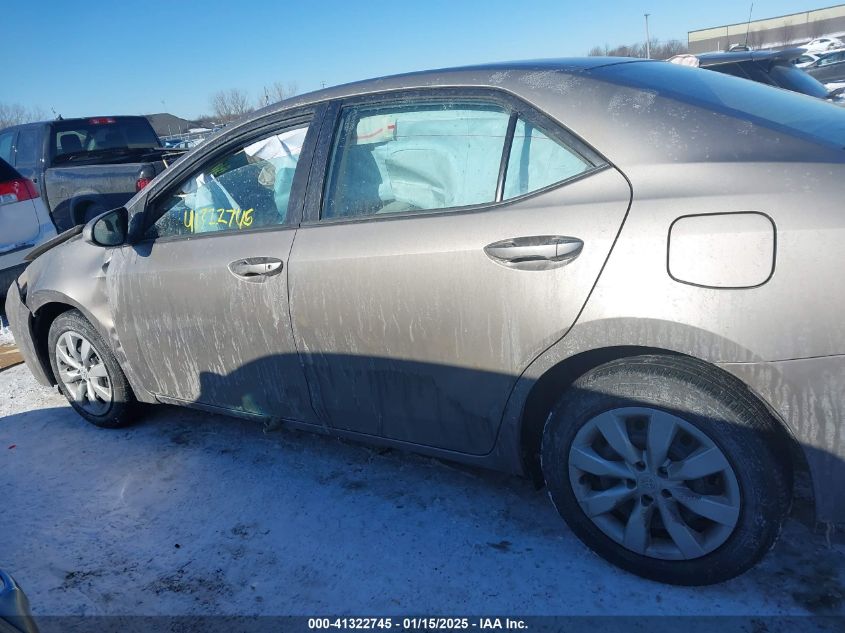 VIN 2T1BURHE0FC346761 2015 Toyota Corolla, LE no.14