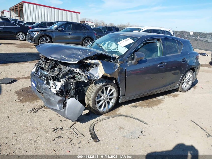 2013 LEXUS CT VIN: JTHKD5BHXD2172851