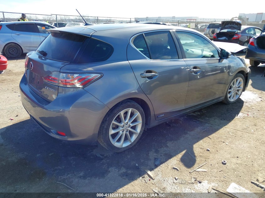 2013 LEXUS CT VIN: JTHKD5BHXD2172851