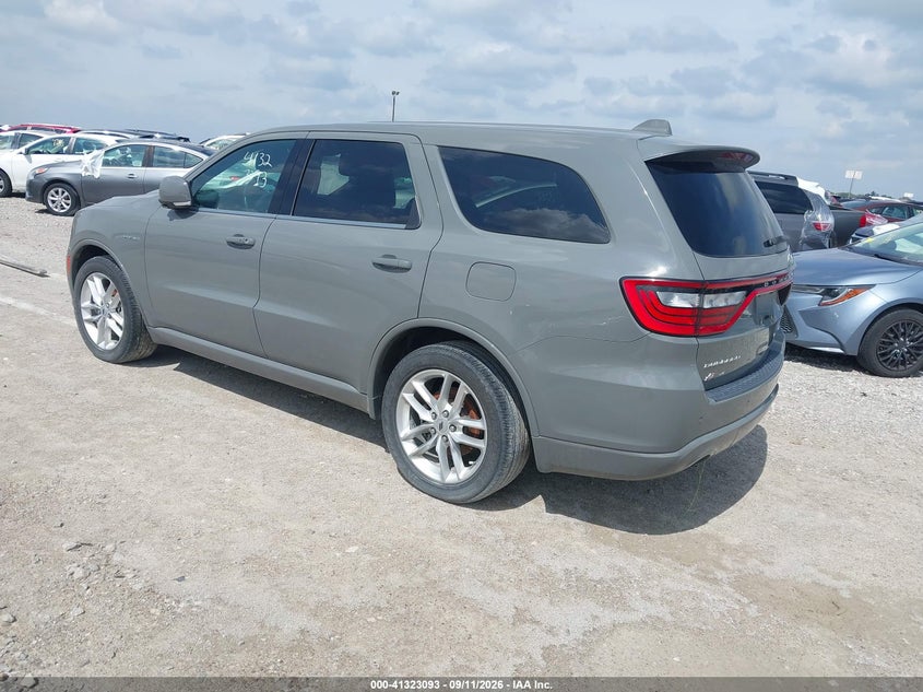 Vin: 1c4sdjctxnc223466, lot: 41813511, dodge durango r/t 20223