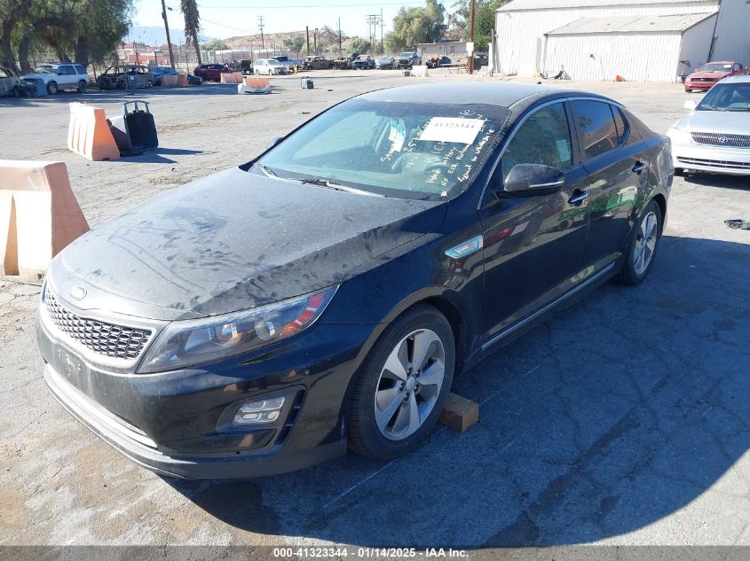 VIN KNAGN4ADXG5099025 2016 KIA Optima, Hybrid EX no.2