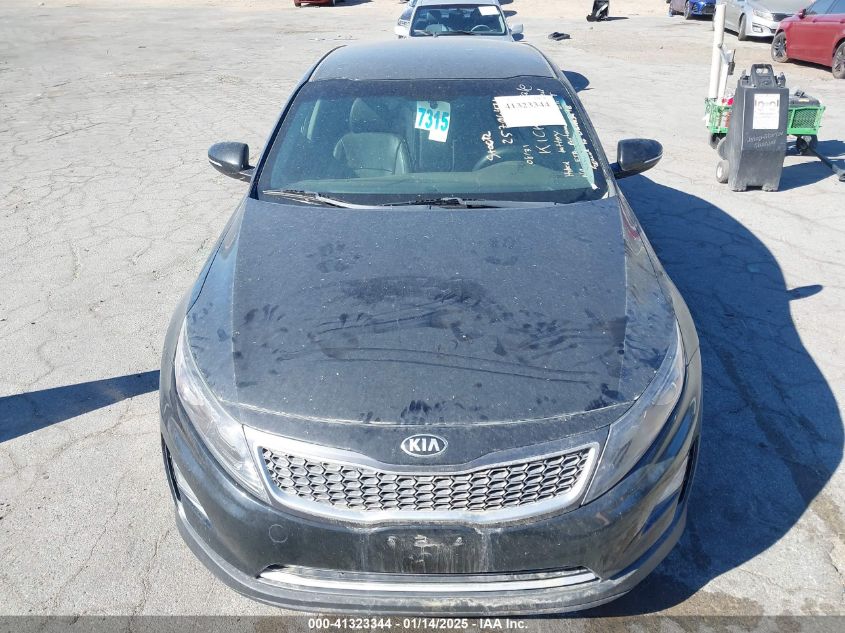 VIN KNAGN4ADXG5099025 2016 KIA Optima, Hybrid EX no.6