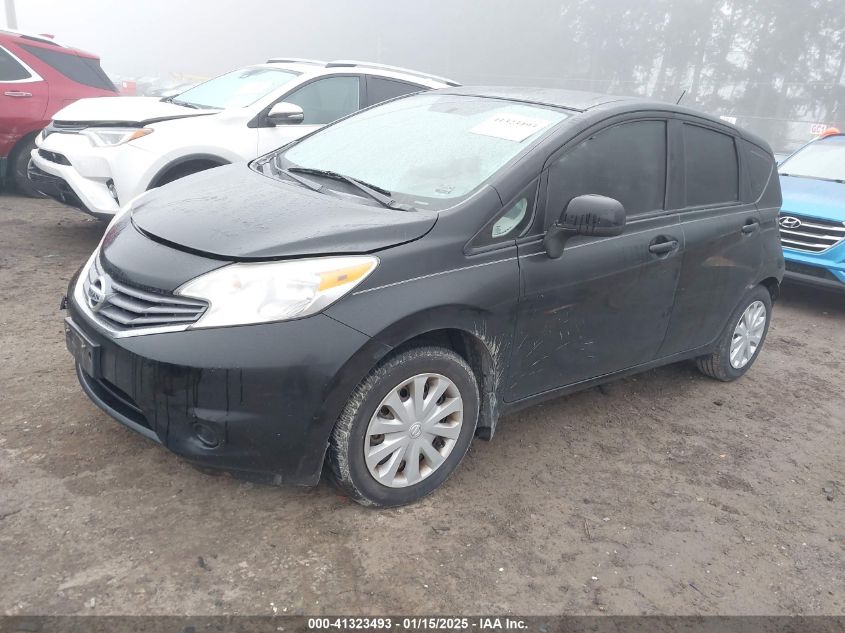 VIN 3N1CE2CP4EL381822 2014 Nissan Versa, Note SV no.2