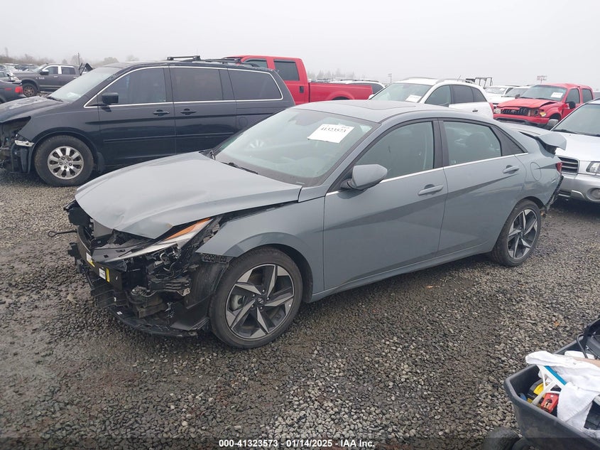 2023 HYUNDAI ELANTRA HYBRID VIN: KMHLN4AJ7PU037333