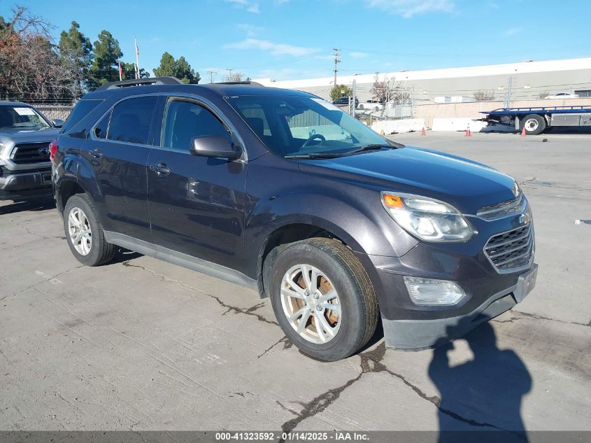 VIN 2GNALCEK9G6158627 2016 Chevrolet Equinox, LT no.1