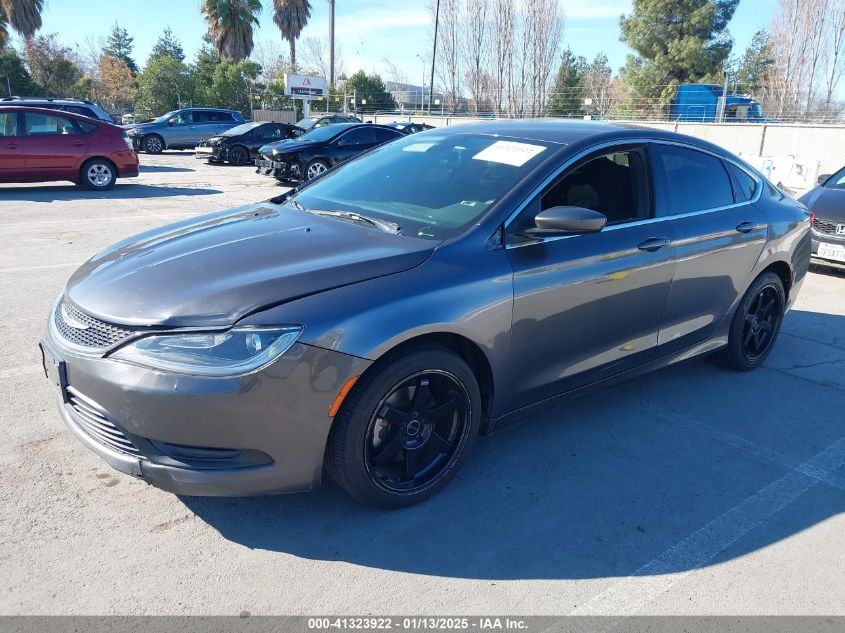 VIN 1C3CCCFBXGN100798 2016 CHRYSLER 200 no.2