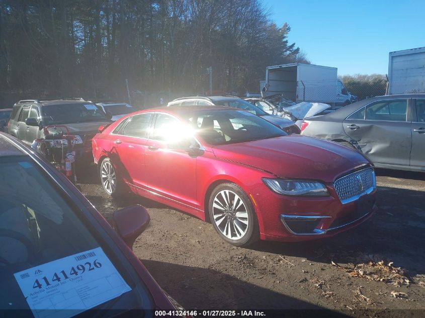 2020 Lincoln Mkz Reserve VIN: 3LN6L5F99LR617658 Lot: 41324146