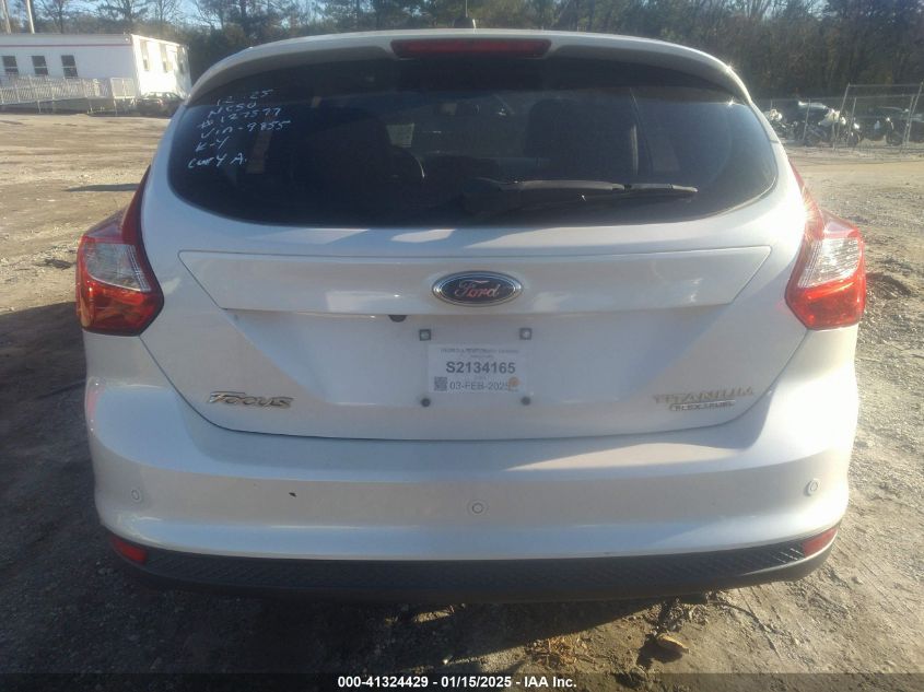 2013 Ford Focus Titanium VIN: 1FADP3N2XDL299855 Lot: 41324429
