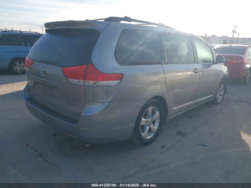 VIN 5TDKK3DC5DS383445 2013 Toyota Sienna, Le V6 8 P... no.4