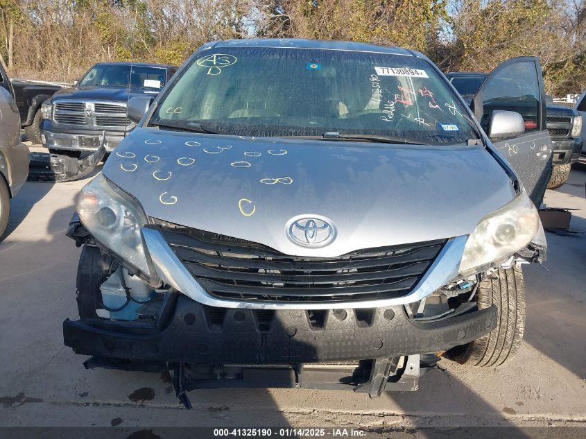 VIN 5TDKK3DC5DS383445 2013 Toyota Sienna, Le V6 8 P... no.6